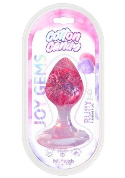 COTTON CANDY ANAL PLUG JOY GEM RUBY