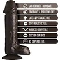 BLUSH DILDO COVERBOY THE MOVIE STAR CHOCOLATE 8"