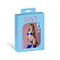 MAGIC SILK BRA PANTY & THIGH HIGH WITH RHINSTONES
