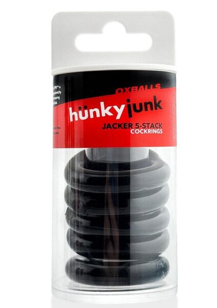 OXBALLS COCK RING HUNKY JUNK JACKER 5 PACK