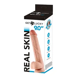 VIBEN DILDO GET LUCKY DUAL LAYER LIGHT 9"