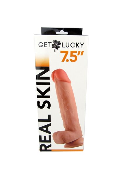 VIBEN DILDO GET LUCKY DUAL LAYER LIGHT 7.5"