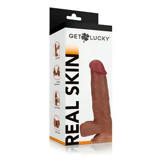 VIBEN DILDO GET LUCKY DUAL LAYER LIGHT 7.5"