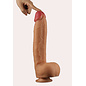 VIBEN DILDO GET LUCKY DUAL LAYER LIGHT 12"