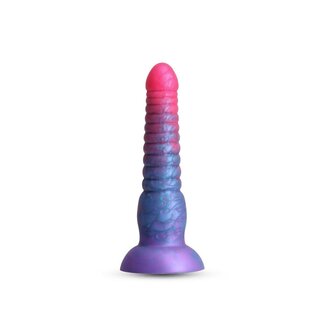 NS NOVELTIES DILDO COLOURS STACKED RIBBED RAINBOW 6"