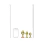 SHOTS ANAL PLUG SET OUCH MILIAN GOLD/RED
