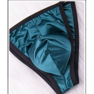 "O" HEAVENS MENS THONG SATIN VARIOUS LG