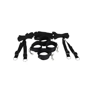 "O" HEAVENS BED RESTRAINTS BLACK
