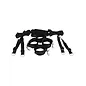 "O" HEAVENS BED RESTRAINTS BLACK