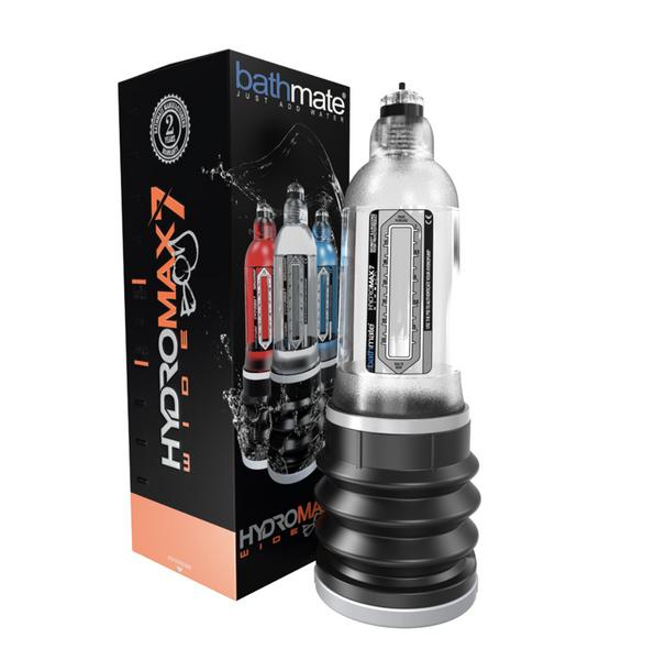 BATHMATE PUMP 7 CLEAR HYDROMAX WIDEBOY