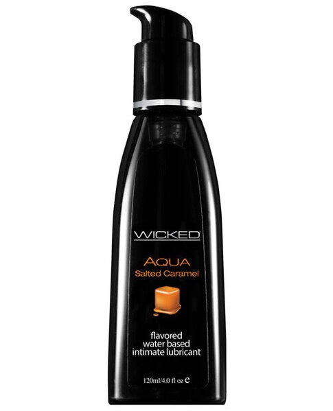 WICKED LUBE FLAVORED SALTED CARAMEL 4 OZ