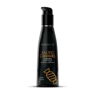 WICKED LUBE FLAVORED SALTED CARAMEL 4 OZ