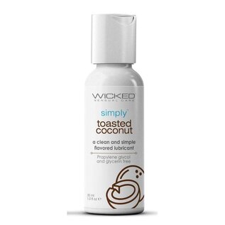 WICKED LUBE SIMPLY FLAVORED 1 OZ  TOASTED COCONUT