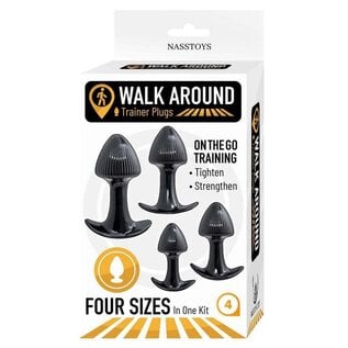 NASSTOYS ANAL PLUG TRAINERS WALK AROUND 4 PACK