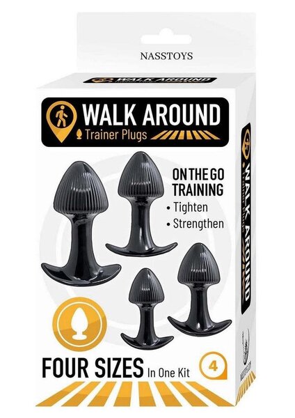 NASSTOYS ANAL PLUG TRAINERS WALK AROUND 4 PACK
