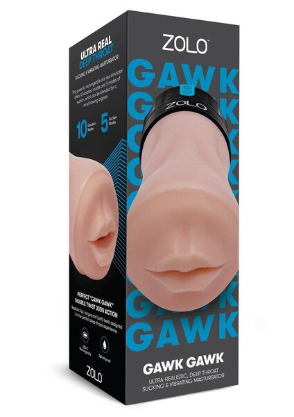 ZOLO STROKER GAWK GAWK VIBRATING & SUCTION RECHARGEABLE