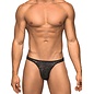 "O" HEAVENS B2G1F MENS SEXY THONG LACE  BLACK SMALL