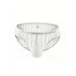 "O" HEAVENS B2G1F MENS BRIEF STRIPED WHITE LARGE