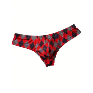 "O" HEAVENS B2G1 MENS BIKINI STYLE THONG RED  EXTRA LARGE