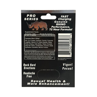 ENHANCEMENT PILL PURE RHINO