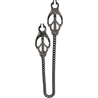 SPARTACUS NIPPLE CLOVER CLAMP W/ CHAIN