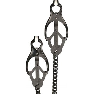 SPARTACUS NIPPLE CLOVER CLAMP W/ CHAIN