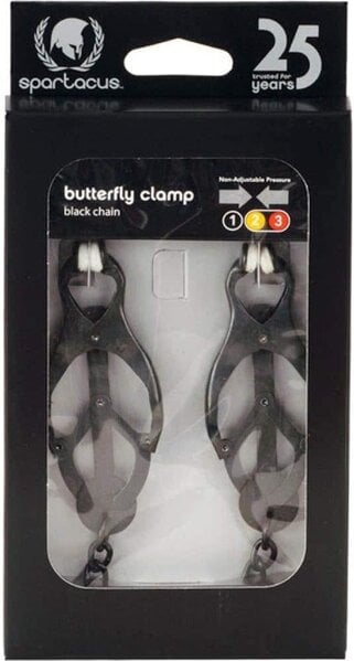 SPARTACUS SPARTACUS NIPPLE CLOVER CLAMP W/ CHAIN