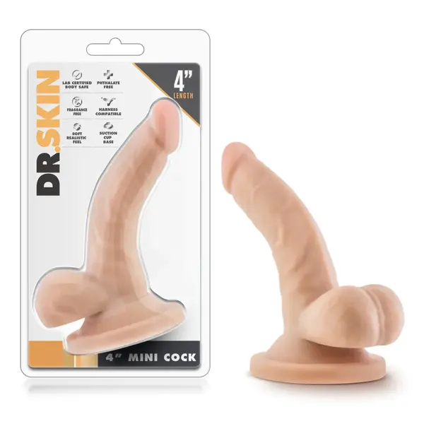 BLUSH DR SKIN DILDO LIGHT 4"