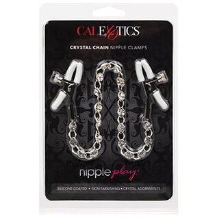 NIPPLE PLAY CRYSTAL CHAIN ALLIGATOR NIPPLE CLAMPS