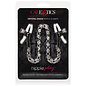 NIPPLE PLAY CRYSTAL CHAIN ALLIGATOR NIPPLE CLAMPS