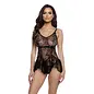 ROMA NIGHTIE MIDNIGHT KISS  BLACK XS