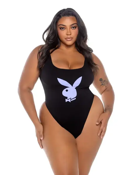 ROMA SWIMSUIT PLAYBOY ICON BLACK 1X