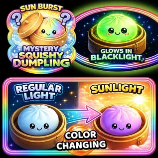 FUN DOH FUN DOH COLOR CHANGING MYSTERY SQUISHY DUMPLINGS