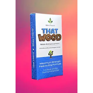 THAT WOOD ENHANCEMENT THAT WOOD MALE SUBLINGUAL STRIPS 4 PACK