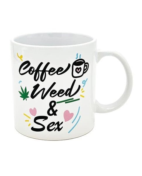 ISLAND DOGS MUG GIANT CUP OF  COFFEE WEED SEX