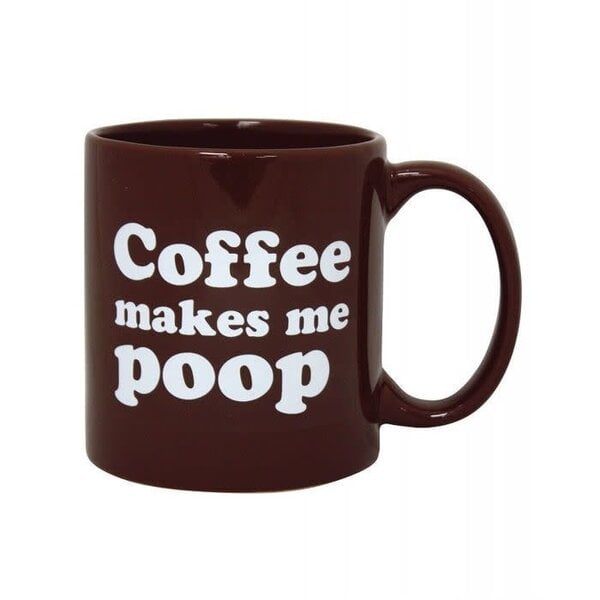 ISLAND DOGS MUG GIANT CUP OF  MAKES ME POOP