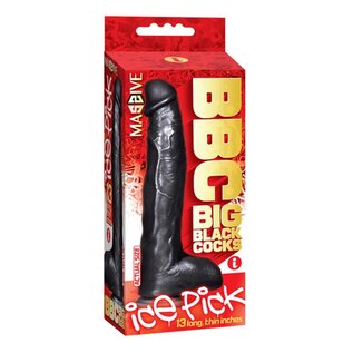 ICON BBC DILDO ICE PICK BLACK 13"
