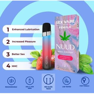 NUUD ENHANCEMENT NUUD SEX VAPE FEMALE STRAWBERRY BASIL