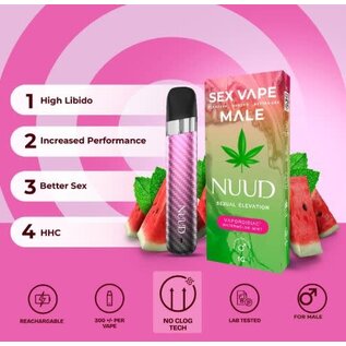 NUUD ENHANCEMENT NUUD SEX VAPE MALE WATERMELON MINT