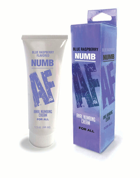 LITTLE GENIE LITTLE GENIE NUMB AF ANAL DESENSITIZER GEL BLUE RASPBERRY 1.5 OZ