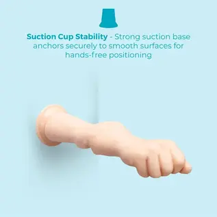 COTR INC B VIBE DOUBLE FIST DILDO LIGHT 13.5"
