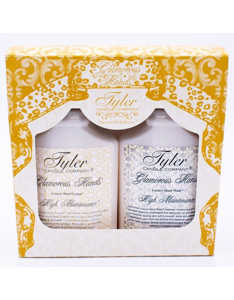 Tyler Candle Company Glamorous Hand Gift Set - High Maintenance