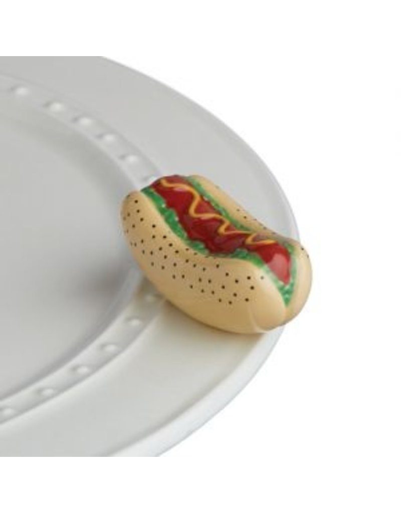 Nora Fleming Hot Dog Mini RETIRED