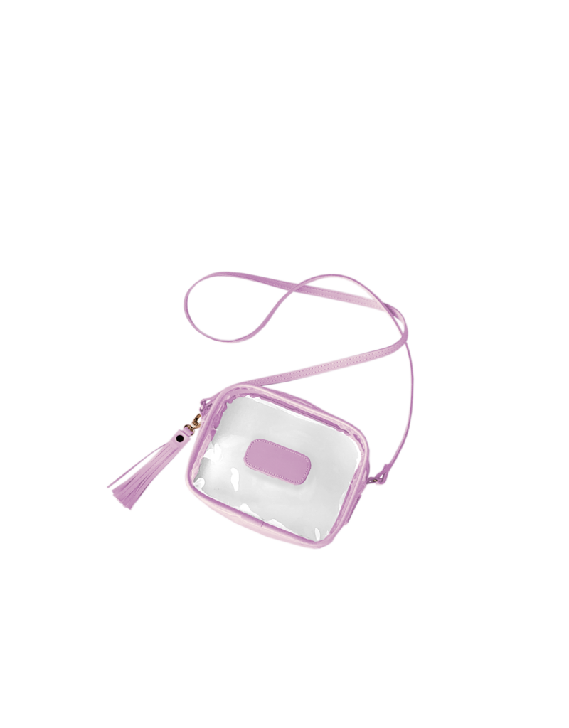 Jon Hart Design Clear Lola Crossbody Leather