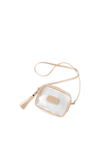 Jon Hart Design Clear Lola Crossbody Leather