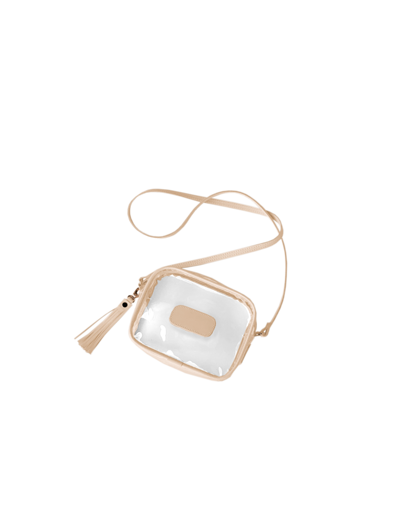 Jon Hart Design Clear Lola Crossbody Leather