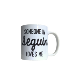 Rock Scissor Paper Someone In Seguin Loves Me Mug