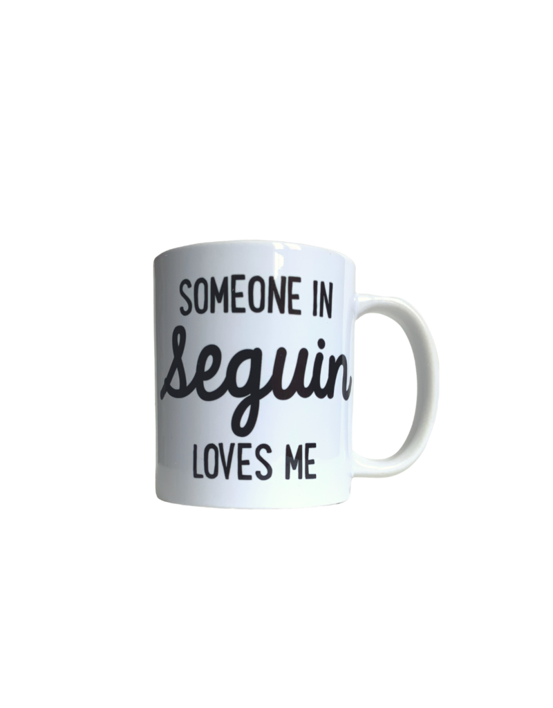 Rock Scissor Paper Someone In Seguin Loves Me Mug