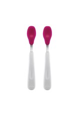 OXO Tot Feeding Spoon with Soft Silicone - Pink