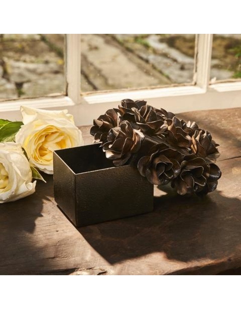 Jan Barboglio Flores Box with Forged Iron Roses